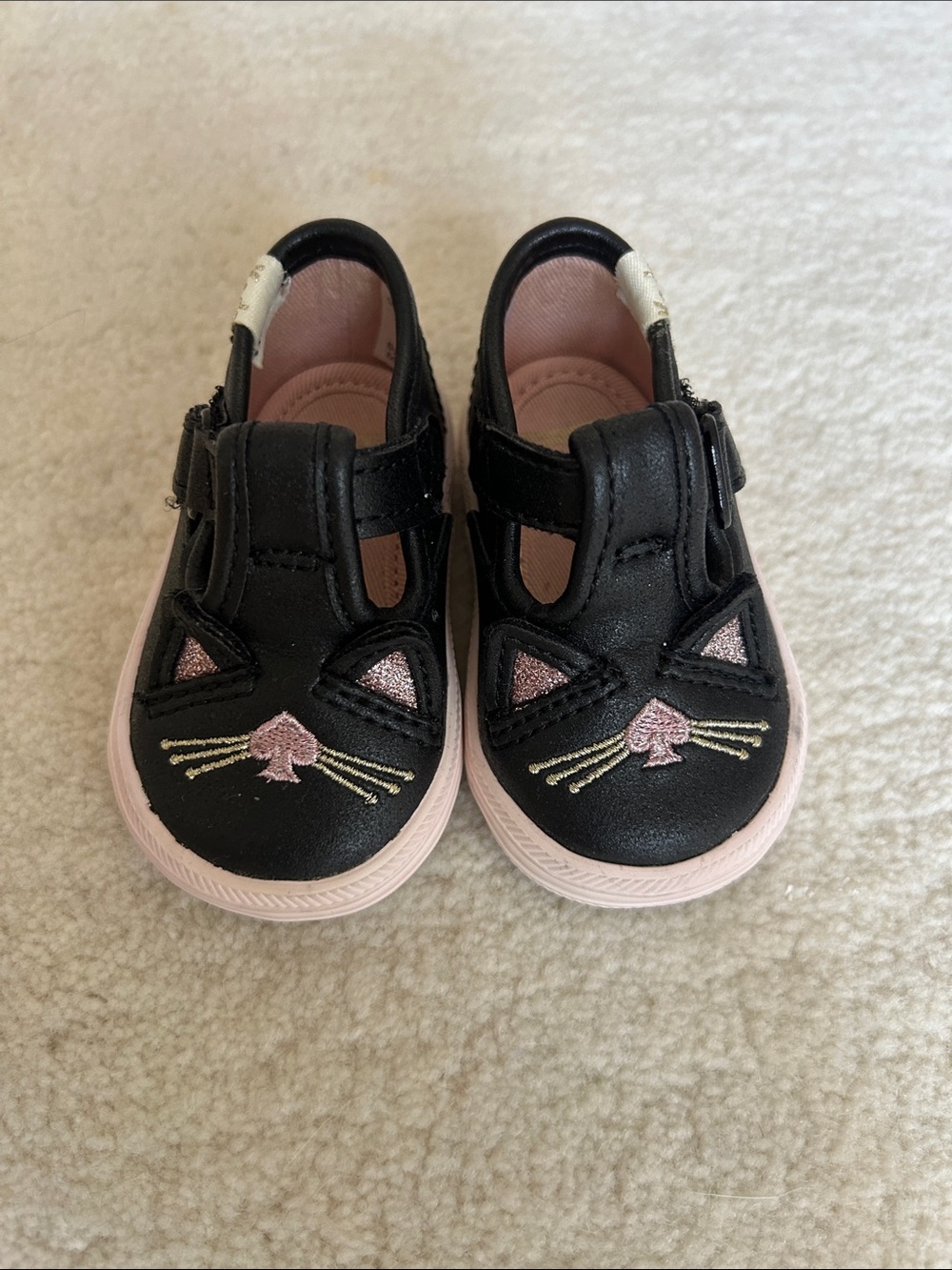 Keds x Kate Spade Cat T-Strap Crib Sneakers
